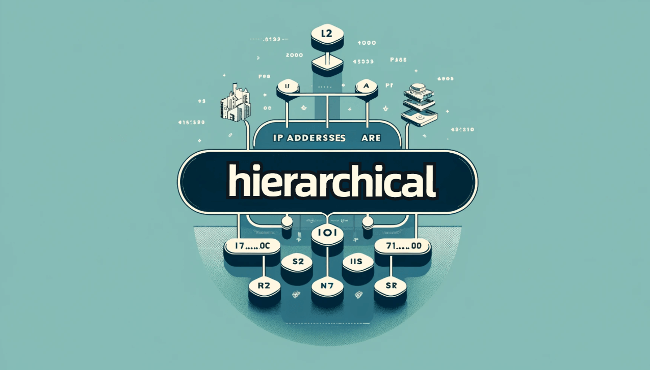 IP addresses are hierarchical
