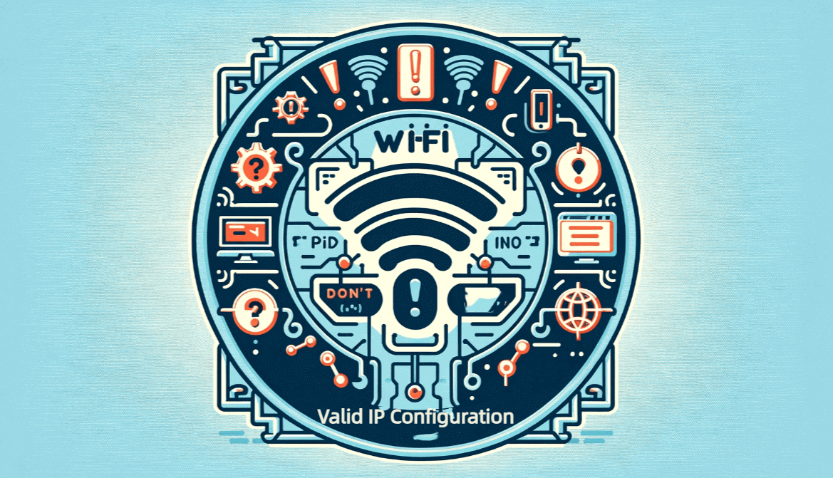 How do I fix Wi-Fi not having a valid IP configuration