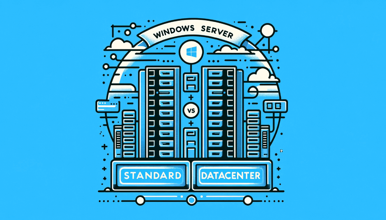difference between standard and Datacenter Windows Server